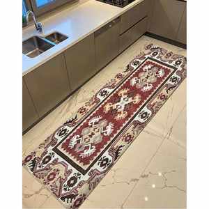 Tapis imprimé de style turc, tapis de sol doux, tapis de style vintage, tapis en velours - Product Image 3