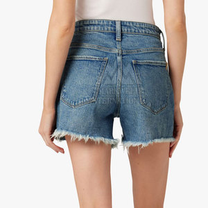 Lightweight Wholesale <b>Jeans</b> Shorts Comfortable <b>Elastic</b> <b>Waist</b> Women Thai Shorts For Online Sale - Product Image 2