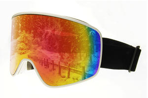 Gafas de Nieve Magnéticas Compatibles con Casco, con Lentes Cilíndricas, Ecológicas, para Hombres y Mujeres, para Esquiar - Product Image 1