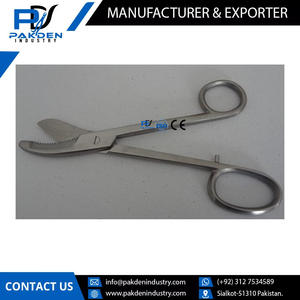 กรรไกรตัดเหล็กสแตนเลสเยอรมันแบบใช้พลังงานด้วยมือราคาไม่แพงสำหรับเครื่องมือผ่าตัด - Product Image 5