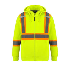 Sudadera con capucha de seguridad de alta visibilidad con diseño único de sitio de construcción Nueva Sudadera con capucha de seguridad de alta visibilidad de alta calidad de venta directa de fábrica de Pakistán - Product Image 5