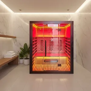 Sauna Infrarroja para 3 Personas, Ahorro de Energía, Calentamiento Rápido, Desintoxicación y Relajación, en Venta - Product Image 1