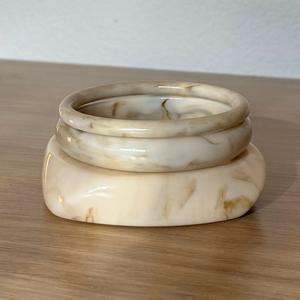 Handmade Waterproof Mixed Colored Resin Bangle Customizable Colors Logo Stylist Design Elegant Trendy Unisex Business Fashion - Product Image 3