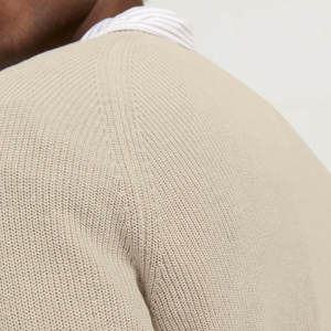 Meilleures ventes Pulls tricotés en coton grande taille personnalisables pour hommes Pulls d'hiver respirants Vêtements décontractés Vente en gros - Product Image 4