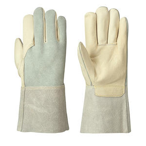 Nouveau 2025 prix d'usine gants de soudage en cuir imperméables résistants à la chaleur et au feu avec protection UV antidérapante et caractéristiques écologiques - Product Image 1