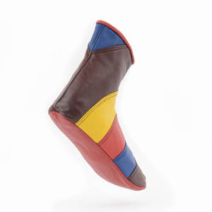 Chaussettes d'hiver en cuir originales sur mesure pantoufles de sol chaudes en plusieurs couleurs - Product Image 2