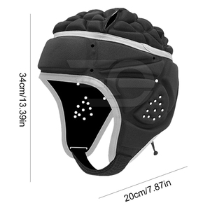 High Impact Rugby Helmets Breathable Comfort Fit Adjustable Chin Strap Sports Headgear For Rugby Players Protection During Games - Product Image 2