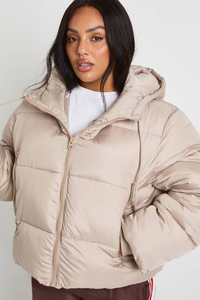 Chaqueta Acolchada Ligera, Transpirable, Tejida, Elegante, Cálida, para Mujer, con Capucha, Impermeable, Moderna, Informal, para Invierno - Product Image 4