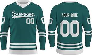 Le plus populaire concevez votre propre logo uniforme de hockey sur glace grande taille pour adulte - Product Image 4