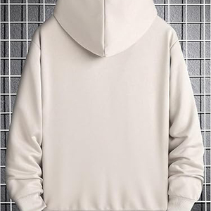 Sweat à capuche décontracté léger en tissu doux pour Menz New Generation Hoodies Tops Sweats à capuche en polaire Ajoutez votre impression personnalisée - Product Image 3