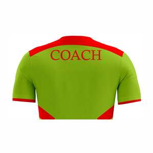 Entraîneur d'équipe personnalisé pour chemise avec logo personnalisé imprimé numériquement Tissu tricoté à séchage rapide Style sportif - Product Image 5