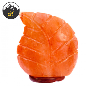 Lámpara de Sal Rosa Natural en Forma de Hoja, Portátil, con Interruptor y Regulador de Intensidad, Cable USB, Diseño Artístico de Nature's Delight - Product Image 3