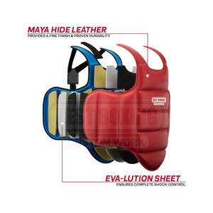 ชุดป้องกันหน้าอกสำหรับผู้ชายหนัง PU แข็งแรงทนทานเหมาะสำหรับทุกประเภทของร่างกาย - Product Image 5