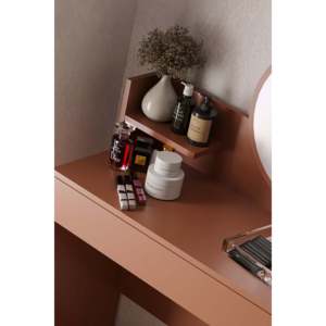 Harmony Eco-Friendly Removable Mirror <b>Makeup</b> <b>Vanity</b> Table 1 Drawer Modern Dressing Table Bedroom Furniture Desk White Wood Panel - Product Image 4