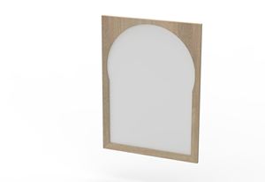 Miroir de mur en bois fabriqué à la main vintage moderne pour l'élévation intérieure décorative - Product Image 4