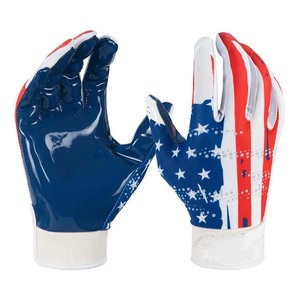 Guantes de receptor para hombre con logotipo personalizado 2025, guantes de fútbol americano de diseño único, equipo deportivo transpirable, gran oferta con impresión - Product Image 3