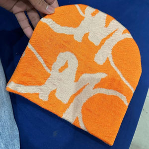 Venta al por mayor logotipo personalizado bordado Beanie Cap logotipo personalizado mejor precio Yiwu Qunliang Unisex 100% acrílico Winiter transpirable - Product Image 2