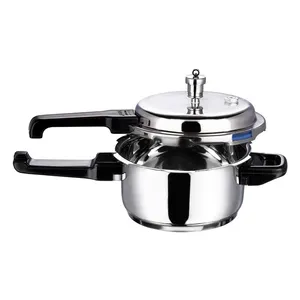 Small Pressure Cooker Induction And Gas Stove Compatible Aluminium Pressure Cooker With Outer Lid