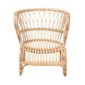 Lightweight Simple Natural Rattan <b>Lounge</b> <b>Chair</b> Bohemian Vibe for Cozy Living Spaces-for Bedroom Living Room Hotel Outdoor Use - Product Image 2
