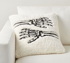 Luxury Scary Hand Halloween Handmade Square Boho <b>Cushion</b> Covers For Halloween Party Decoration At Best Prices Made In <b>India</b> - Product Image 1