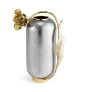 Vase à fleurs de table unique Pots modernes de luxe Décoration de la maison Salon Pot de fleurs vintage Décoration de la maison en métal Pots en métal - Product Image 5