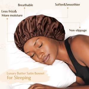 <span class=keywords><strong>Bonnet</strong></span> en <span class=keywords><strong>satin</strong></span> à double couche réglable avec logo personnalisé <span class=keywords><strong>Bonnet</strong></span> <span class=keywords><strong>de</strong></span> <span class=keywords><strong>nuit</strong></span> pour femmes <span class=keywords><strong>Bonnet</strong></span> <span class=keywords><strong>de</strong></span> <span class=keywords><strong>nuit</strong></span> pour dormir Coiffure naturelle Soins capillaires - Product Image 2