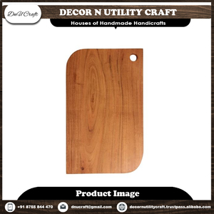 Wooden Chopping Board Rectangle Anti-Slip Natural Wood Kitchen Cutting <b>Block</b> - Product Image 2