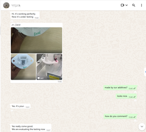 Rongfeng nhà máy nhựa <span class=keywords><strong>masterbatch</strong></span> Laser đánh dấu Phụ Gia Viên liều lượng 1-2% cho POM đen đánh dấu trên Trắng ABS pa6 PC PP <span class=keywords><strong>PE</strong></span> - Product Image 3