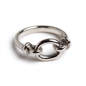 Proveedor de joyería de moda geométrica minimalista apilable nudo personalizado - Product Image 3