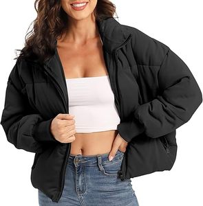 Customized Color Coated Canvas Waterproof Breathable Puffer Jacket Solid Pattern Turn-down Collar Single <b>Button</b> Closure High - Product Image 3