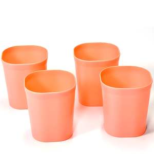 Ensemble de 6 verres en plastique ClearTwist, 300 ml, incassables, sans BPA, multi-usages pour l'eau, les jus, les cocktails, légers - Product Image 6