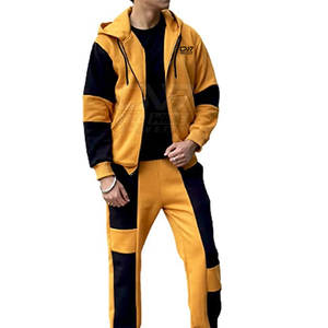 Chándal polar superventas chándales con logotipo personalizado para hombre chándal polar de dos piezas último diseño de manga larga - Product Image 1