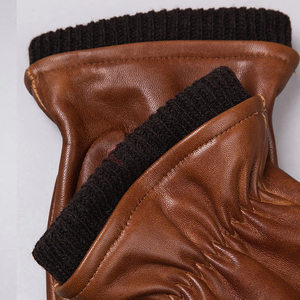 Gants courts en cuir véritable léger Gants de conduite durables et respirants pour le travail en plein air et l'utilisation décontractée - Product Image 4