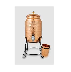 Hot Style Hammers Design Copper Water Pot <b>Customized</b> Size High Standard Quality Water Cooler Professional Manufacturer - Product Image 1