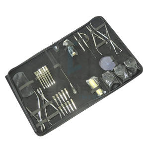 Dernier nouveau Kit d'outils d'extension de cheveux 2023 avec accessoires de Salon complets en finition polie argentée - Product Image 2