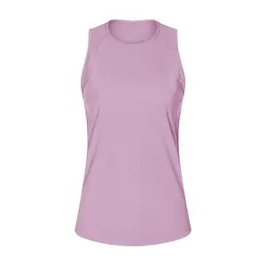 Transpirable Nuevo Color sólido Púrpura Mejor alta calidad Mujeres Tank Top Poliéster Top Venta Tank Top para Gym Wear Mujeres - Product Image 1