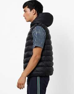 Nueva moda transpirable de talla grande para hombre, chalecos gruesos de invierno sin mangas, chaqueta con capucha acolchada, chaleco informal con cremallera y bolsillos - Product Image 5