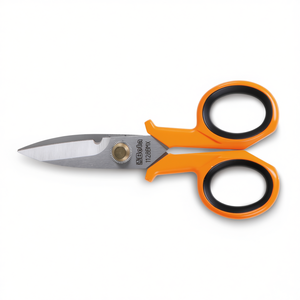 Tijeras de Electricista con Hojas Rectas de Acero Inoxidable Microdentadas - Product Image 2