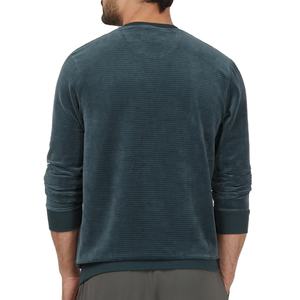 Sudadera Personalizada de 350 G para Hombre, Cuello Redondo, Lavado Ácido, con Felpa, Oversize, Color Sólido, Hombros Caídos, para Invierno 2026 - Product Image 5