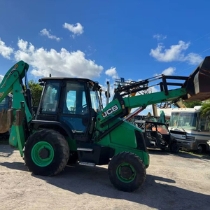 รถตักล้อยาง JCB 3CX รุ่นปี 2018 ขนาดเล็ก น้ำหนักบรรทุก 7 ตัน กำลัง 55 กิโลวัตต์ เครื่องยนต์เพอร์กินส์ ปั๊มไฮดรอลิกฮัวเด  มอเตอร์ ลูกปืน ชุดเกียร์ - Product Image 1