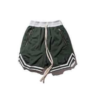 Logotipo personalizado Playa Baloncesto Bolsillos con cremallera Pantalones cortos de malla de verano Transpirable Absorbe el sudor Jogging Pantalones cortos de gimnasio para hombre - Product Image 6