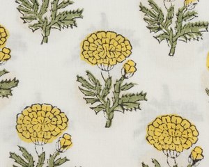 Servilletas cuadradas hechas a mano Airforce Blue & Fern Green Ridhi Bloque de algodón con estampado floral para bodas y fiestas en casa - Product Image 2