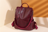 2024 nouveau chaud femmes sac à dos concepteur de haute qualité en cuir souple Simple mode sac à dos grande capacité antivol sacs à bandoulière