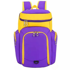 Sac à dos unisexe personnalisé pour équipement de sport pour jeunes Grand sac à dos d'entraînement pour basket-ball Volley-ball Football Football Polyester à fermeture éclair - Product Image 1