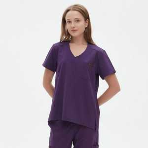 2025 gran oferta poliéster suave Hospital Doctor desgaste ropa lavable enfermera Scrub Set para mujeres enfermería Scrub uniformes personal - Product Image 4