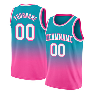 Maillot de basket-ball authentique personnalisé en gros maillot en maille respirant pour la saison estivale avec un design à la mode - Product Image 3