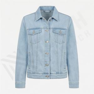 Custom Casual Denim <b>Trucker</b> <b>Jacket</b> for Men Big & Tall Sizes 100% Cotton Shell Front Logo Option Breathable Winter <b>Jacket</b> - Product Image 1