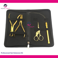 Ensemble de pinces d'extension de cheveux professionnelles perruques de cheveux faisant des pinces et des outils fabricant d'outils de haute qualité Sialkot Pakistan