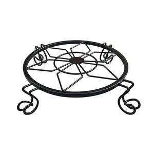 Soporte para maceta hecho a mano más vendido, negro para macetas de interior al aire libre, soportes para macetas a prueba de herrumbre de Ambience Lifestyle - Product Image 3