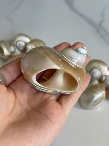 Ocean Glamour Seashell <b>Napkin</b> <b>Rings</b> | The Ultimate Coastal Statement - Product Image 5